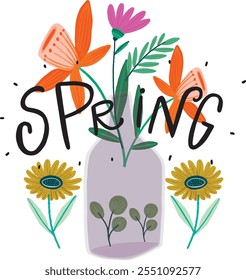 Spring Vector Illustration | Nature-Inspired Seasonal Design