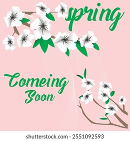 Spring Vector Illustration | Nature-Inspired Seasonal Design