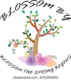 Spring Vector Illustration | Nature-Inspired Seasonal Design