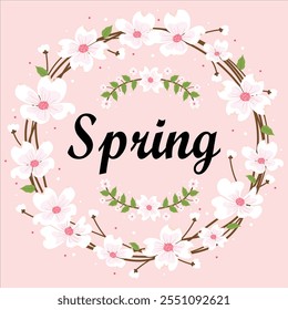 Spring Vector Illustration | Nature-Inspired Seasonal Design