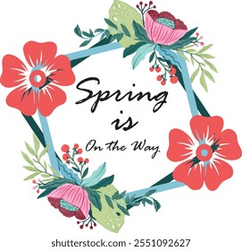 Spring Vector Illustration | Nature-Inspired Seasonal Design