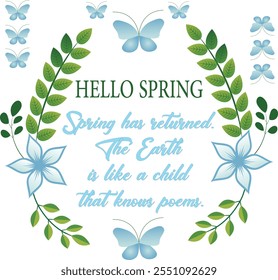 Spring Vector Illustration | Nature-Inspired Seasonal Design