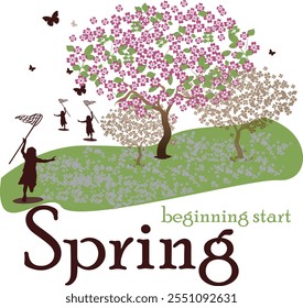 Spring Vector Illustration | Nature-Inspired Seasonal Design