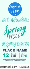 Spring Vibes Flyer