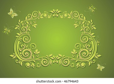 Spring vintage card