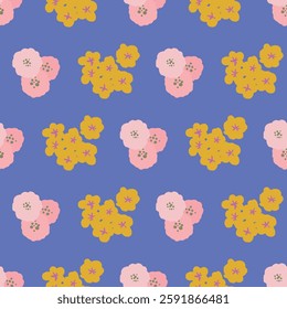 Spring Vintage Floral Seamless Pattern