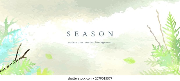 Frühlingsfarbener Hintergrund. Vektor handgezeichnete Textur botanische Blätter, Blumen. Abstraktes Urlaubsdesign für die Frühlingszeit. Moderne Karte, Decken für Hochzeit, Einladung. Die Dekoration der pastellfarbenen Künste.