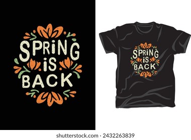 spring welcome t-shirt comfortable design