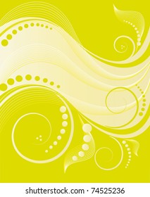 "Spring wind" abstract background