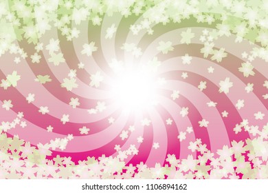 Spring wind and flower background material Wallpaper, Radial light, Brilliance, Sparkle