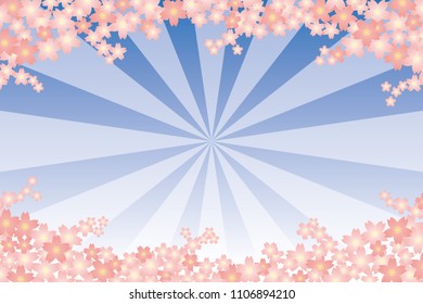 Spring wind and flower background material Wallpaper, Radial light, Brilliance, Sparkle