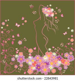 Spring woman
