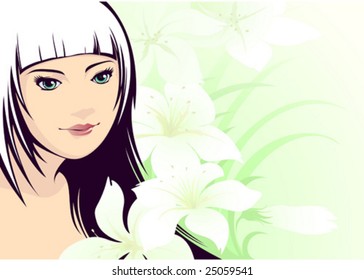 spring woman