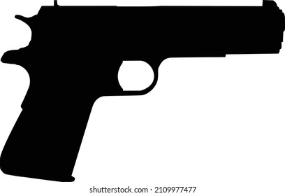 Springfield Armory 1911 Mil-Spec Handgun Silhouette