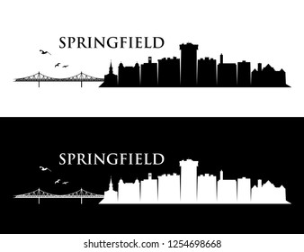 Springfield skyline - United States of America, USA, Missouri - vector illustration