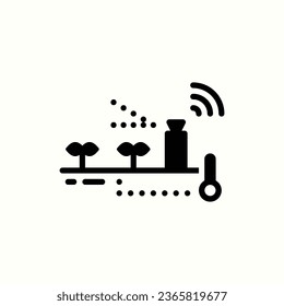 icono negro de springkler, icono aislado de fondo claro, perfecto para sitio web, blog, logotipo, diseño gráfico, medios sociales, interfaz de usuario, aplicación móvil
