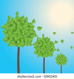 spring's trees