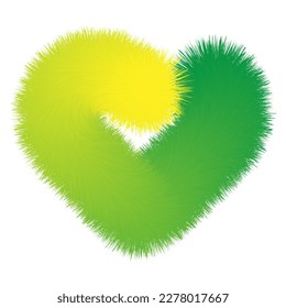 Spring-summer background, the concept of grass, greenery, flowering. With space for text, banner for social networks, advertising, marketing