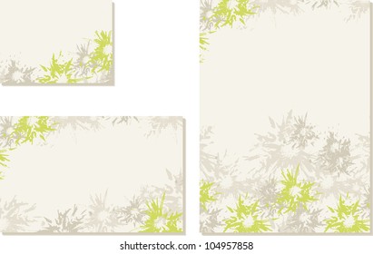 Spring-summer wedding templates (set 3)
