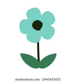 spring-themed flower illustration design vector