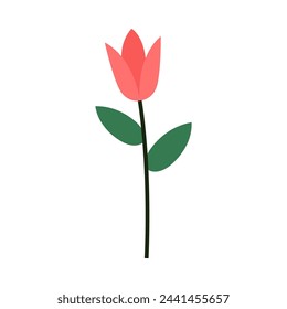 spring-themed flower illustration design vector