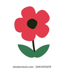 spring-themed flower illustration design vector