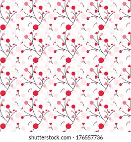 Springtime Colorful Flower Seamless Pattern