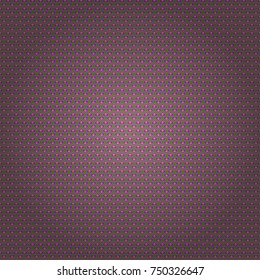 Springtime contemporary abstract flower seamless pattern in green, violet and pink colors. Vector illustration.