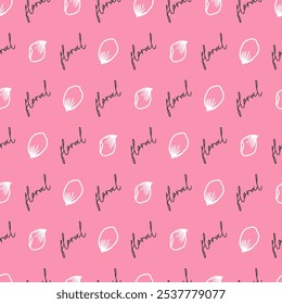 Springtime Seamless Petal Floral Lovely Pattern. Perfect for use in fashion, home decor, stationery, or seasonal branding. Its fresh and bright color palette.