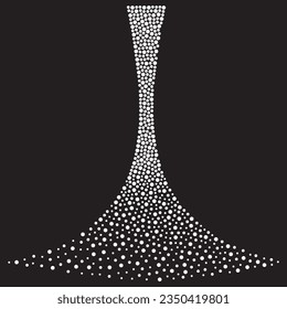Diseño de rociado de rhinestone para camiseta, bolsa o blusa, transferencia de hot fix. Resumen del hermoso motivo del brillo del rhinestone aplicado.