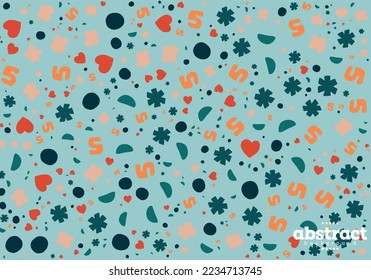 sprinkle s shape star geometry modern art theme background for advertisment website banner brochure template product presentation gift wrap  vector eps.