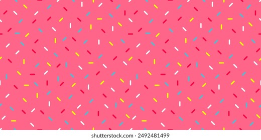 Sprinkle vector seamless pattern background