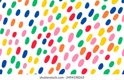 Sprinkle vector seamless pattern background.