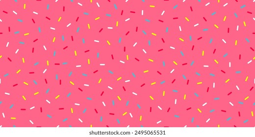 Sprinkle vector seamless pattern background