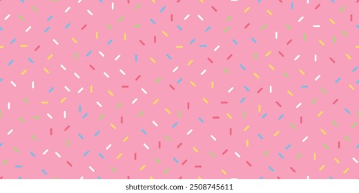 Sprinkle vector seamless pattern background
