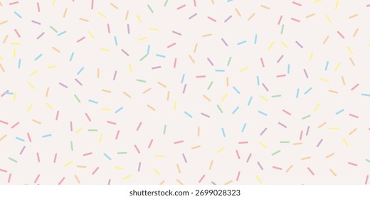 Sprinkle vector seamless pattern background.Vector ilustration