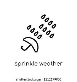 Sprinkle weather icon from Weather collection., editable outline stroke vector illustration