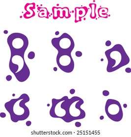 Sprinkled Punctuation Comma, Period etc.