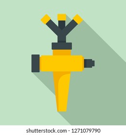 Sprinkler icon. Flat illustration of sprinkler vector icon for web design