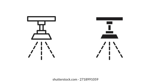 Sprinkler icon for mobile app, editable designs