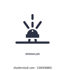 sprinkler icon. Simple element illustration from farming and gardening concept. sprinkler editable symbol design on white background. Can be use for web and mobile.