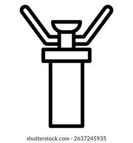 sprinkler icon Simple thin line stroke