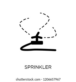 Sprinkler icon. Sprinkler symbol design from Agriculture, Farming and Gardening collection. Simple element vector illustration on white background.