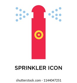Sprinkler icon vector isolated on white background for your web and mobile app design, Sprinkler logo concept
