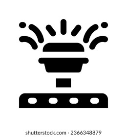 sprinkler solid icon. vector icon for your website, mobile, presentation, and logo design.