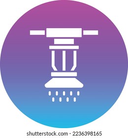 Sprinkler vector icon. Can be used for printing, mobile and web applications.