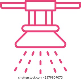 Sprinkler vector icon. Can be used for printing, mobile and web applications.