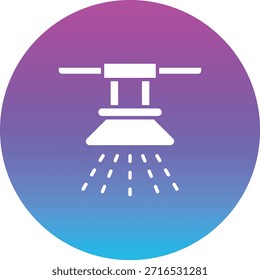 Icono de Vector de rociador. Se puede utilizar para aplicaciones de impresión, móviles y de Web.