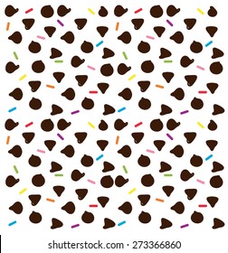 Sprinkles and chocolate chips