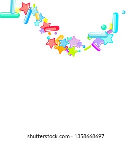 Sprinkles grainy. Cupcake donuts, dessert, sugar, bakery background. Sweet confetti on white chocolate glaze background. Vector Illustration sprinkles holiday designs, party, birthday, invitation.